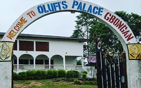 Entrance to Olufi of Gbongan's Palace