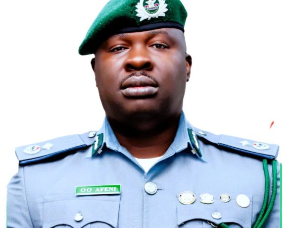 Acting Customs Area Controller, Ogun I Area Command, Mr Oladapo Afeni,