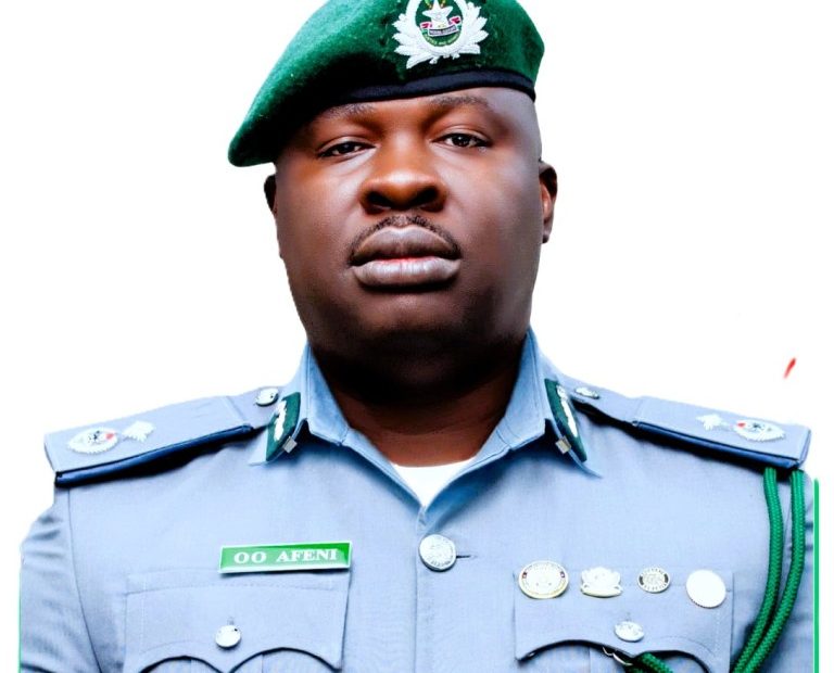Acting Customs Area Controller, Ogun I Area Command, Mr Oladapo Afeni,